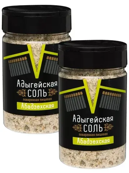 Соль Адыгейская Абадзехская 300 г -2 штуки