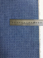 Коттон сорочка принт бабочка, джинсовый/синий NB#67