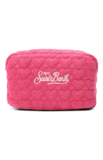 Косметичка MC Saint Barth Soft Pouch Quilted hearts розовые сердца