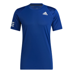 Мужское теннисное поло adidas Club 3 Stripes T-Shirt Men - Blue