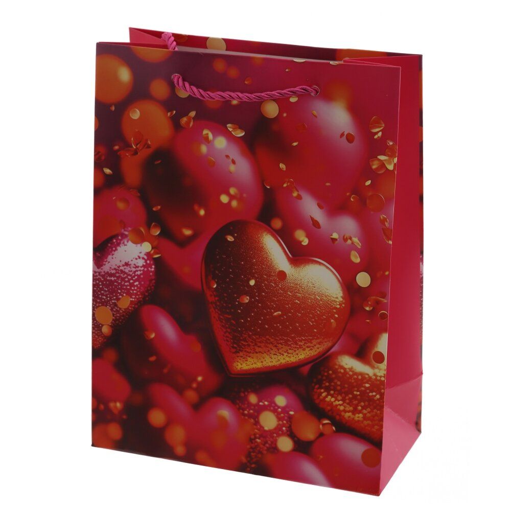 GAEM Пакет подарочный S (бумага 210г/м2, блок микс 12шт), L17,5 W9 H24 см, 4в.