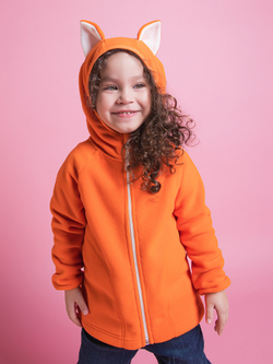 Толстовка флисовая "Лисичка" оранжевый