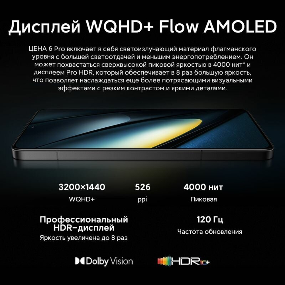Смартфон Xiaomi Poco F6 Pro 12/512 ГБ Global, Dual nano SIM, белый