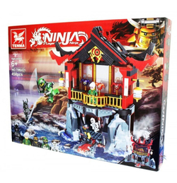 Конструктор Ниндзяго Храм на обрыве / Ninjago / Ninja TM6421 / 458 деталей/Совместим с лего