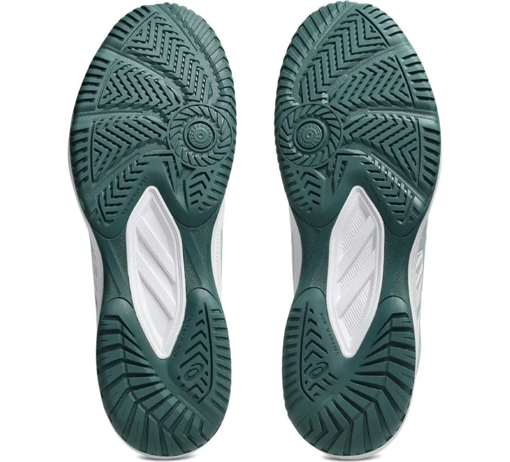 Мужские кроссовки теннисные Asics Court Slide 4 - white/cold moss