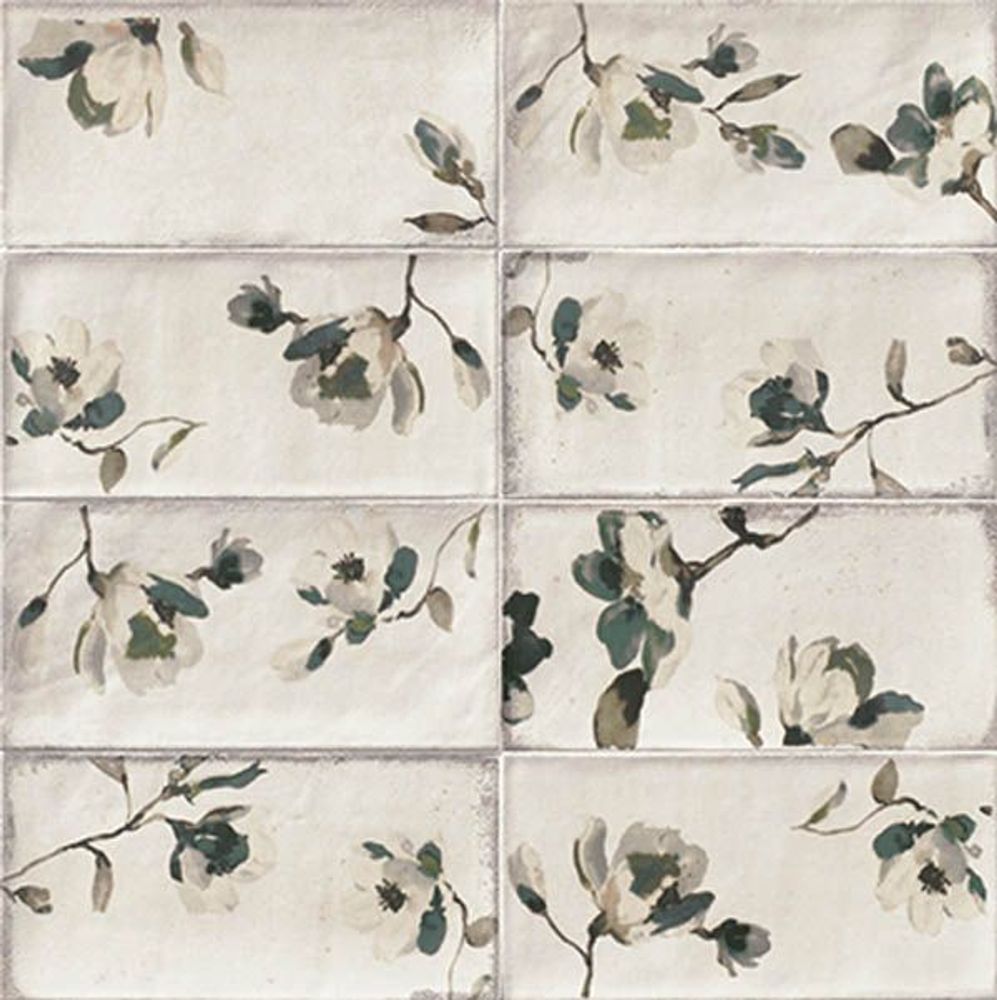 Настенная плитка Esenzia Fabola Green (Mix 6) Brillo
