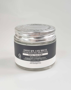 Крем для лица ампульный с муцином чёрной улитки LEBELAGE AMPULE CREAM BLACK SNAIL, 70 мл