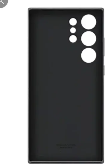 Чехол-накладка Leather Case S23 Ultra  Black