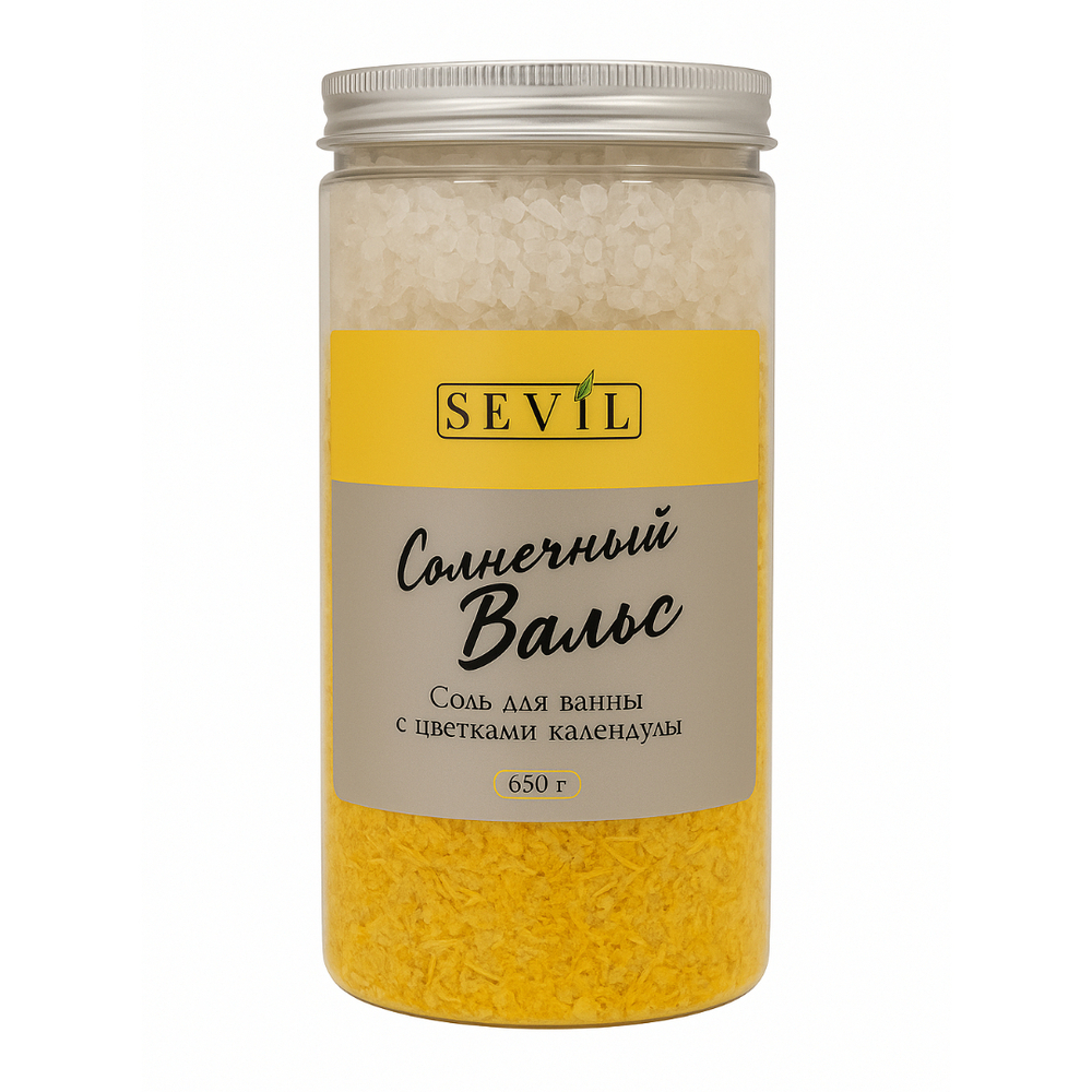 Соль для ванны Sevil Солнечный Вальс 650 гр