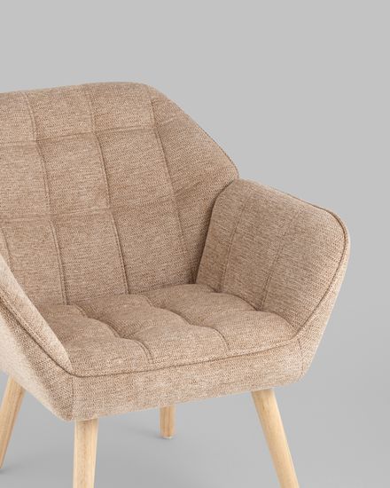 Кресло Вэйл бежевая ткань