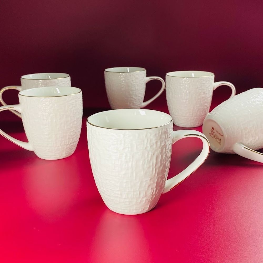 Lenardi 305-098 Набор из 6 кружек 430мл в под.уп.(х6)Фарфор