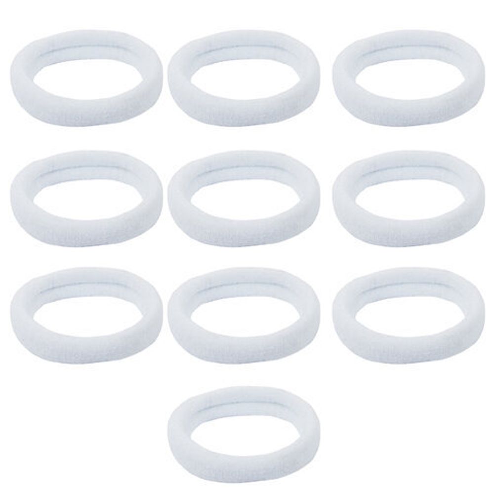 Резинки для волос НАБОР 10 шт., мягкие, средние, АССОРТИ, MONTE VITA, 457046