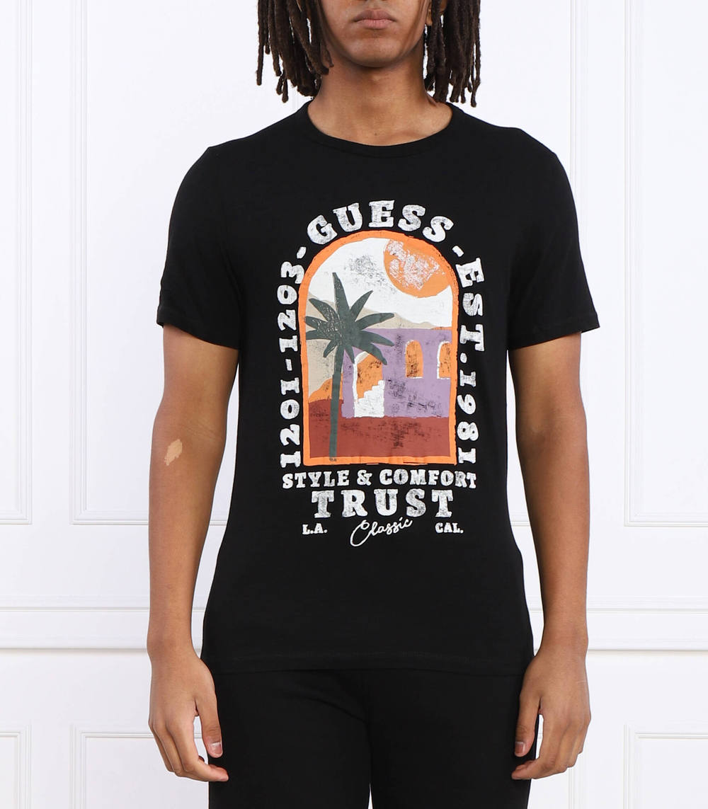 Футболка PALM WINDOW GUESS - черный(M3GI10 K6XN4)