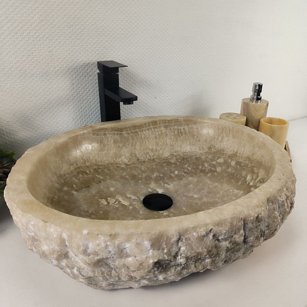 Раковина из оникса Erozy Yellow EO-64257 57*47*15 0160