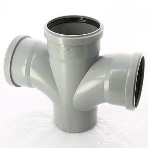 Тройник Ostendorf 110 x 90 х 45' HT канализационный