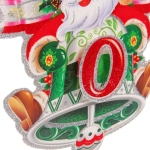 Растяжка бумажная новогодняя «С Новым Годом - Дед Мороз» 220 см