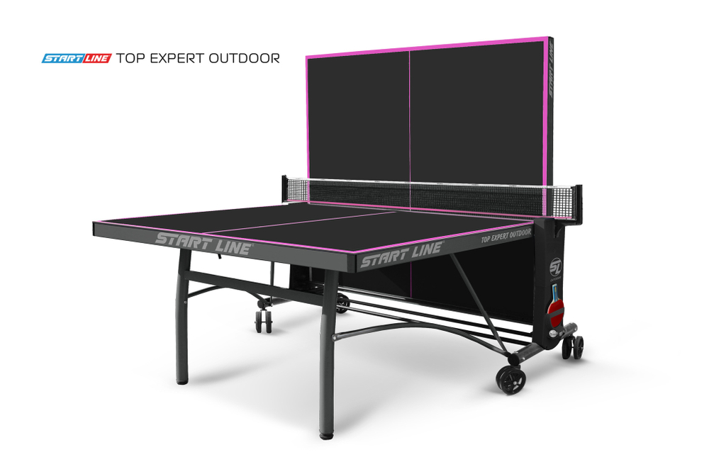 Стол теннисный Top Expert 6 Всепогодный Black