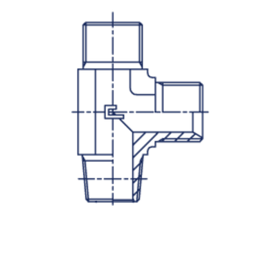 Штуцер FLC BSP 1/4 - BSPT 1/4