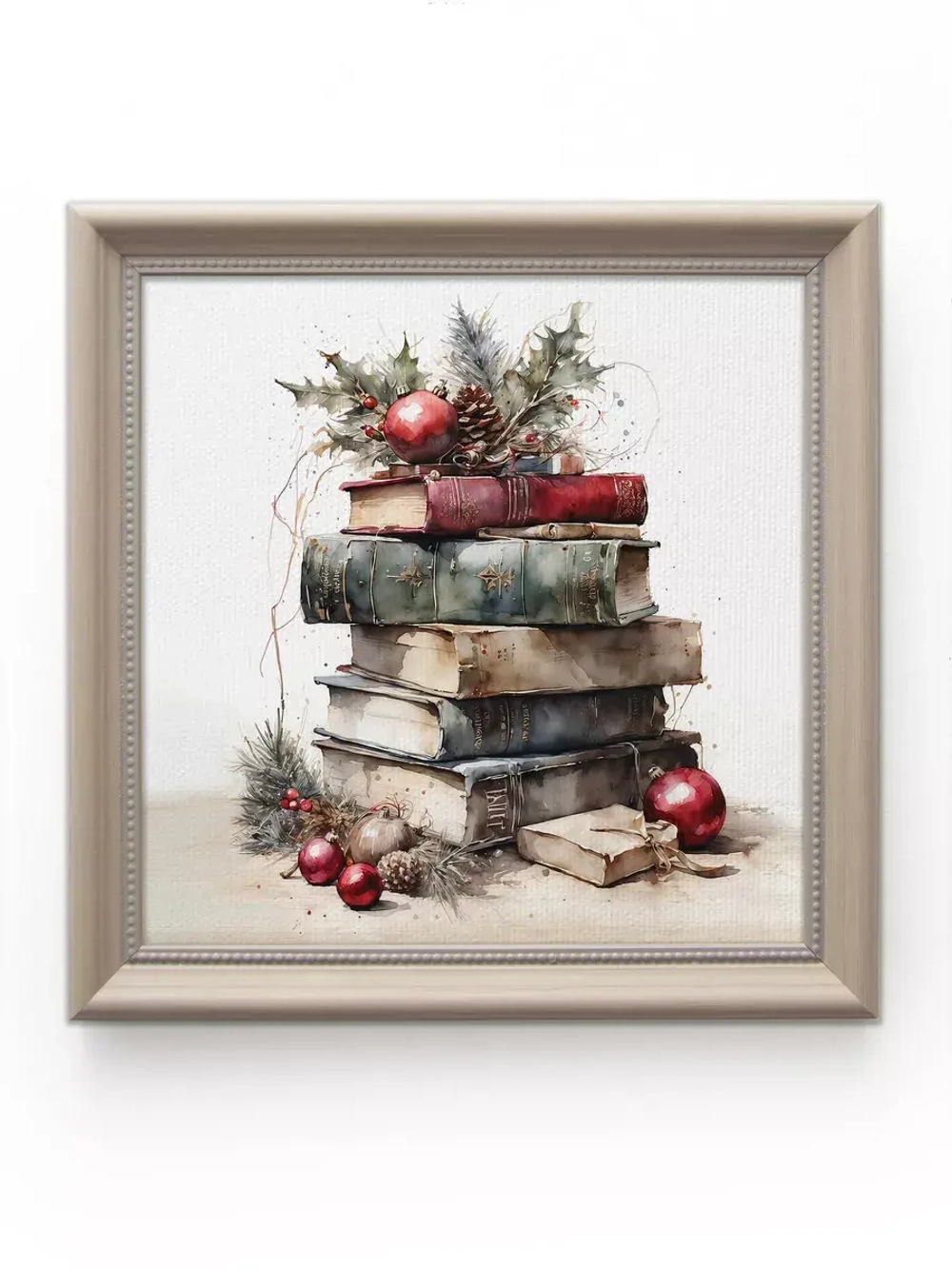 Картины на стену интерьерные на холсте 4 шт, 23*23 см