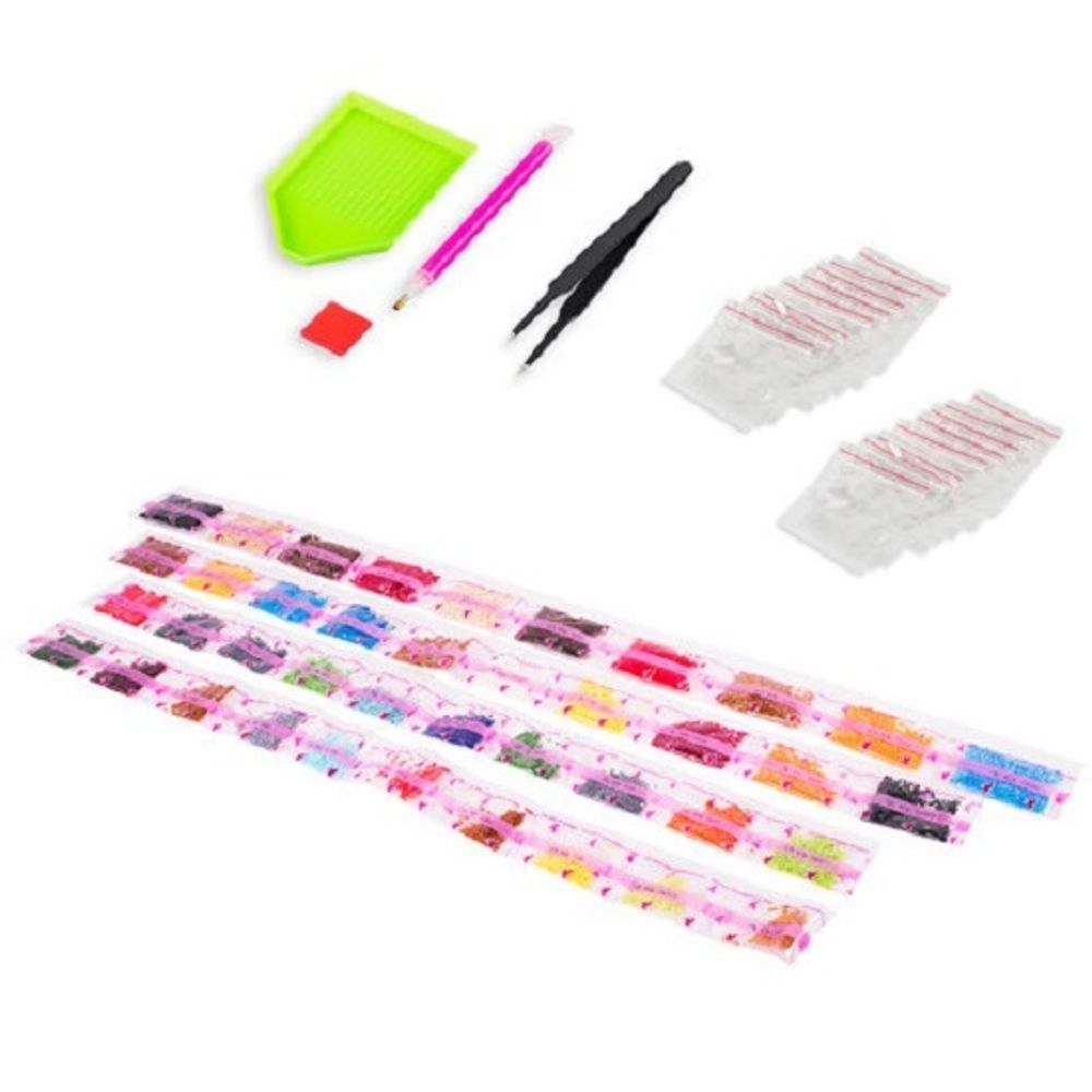 Мозаика алмазная по номерам Остров Сокровищ Попугаи, 40*50