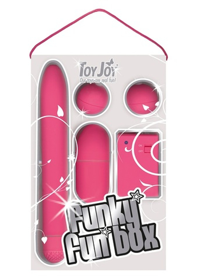 Набор розовых стимуляторов FUNKY FUN BOX