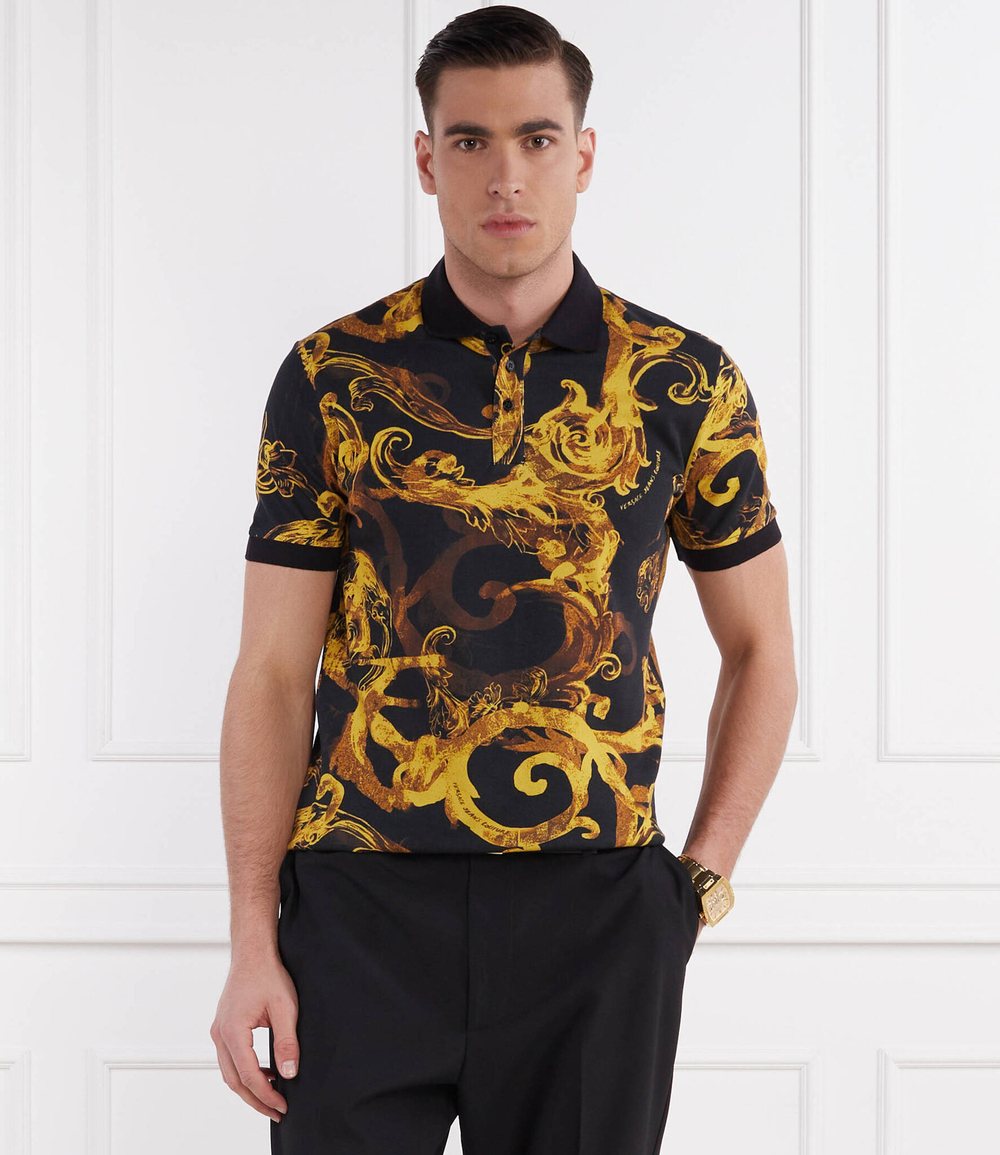 Поло Versace Jeans Couture - черный(76GAG6S0JS286)