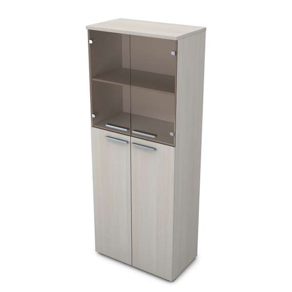 9Ш.005.11 Шкаф высокий со стеклом (800*450*2045)