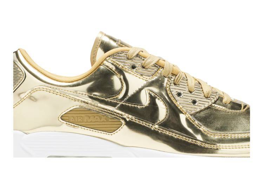 Кроссовки Nike Air Max 90 Sp "Metallic Gold" (Женская размерная сетка)