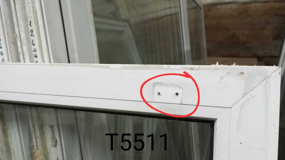 Окно Пластиковое Б/У 152(в) х 73(ш)