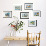 Картина акварельная авторская в паспарту 15х20 см на стену для интерьера "Управление церкви"