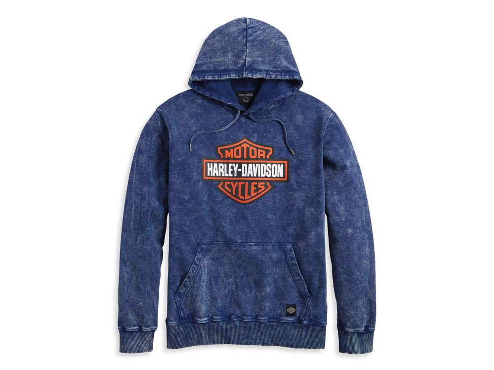 Худи Bar&Shield Sweatshirt Westcoast Blue Harley-Davidson