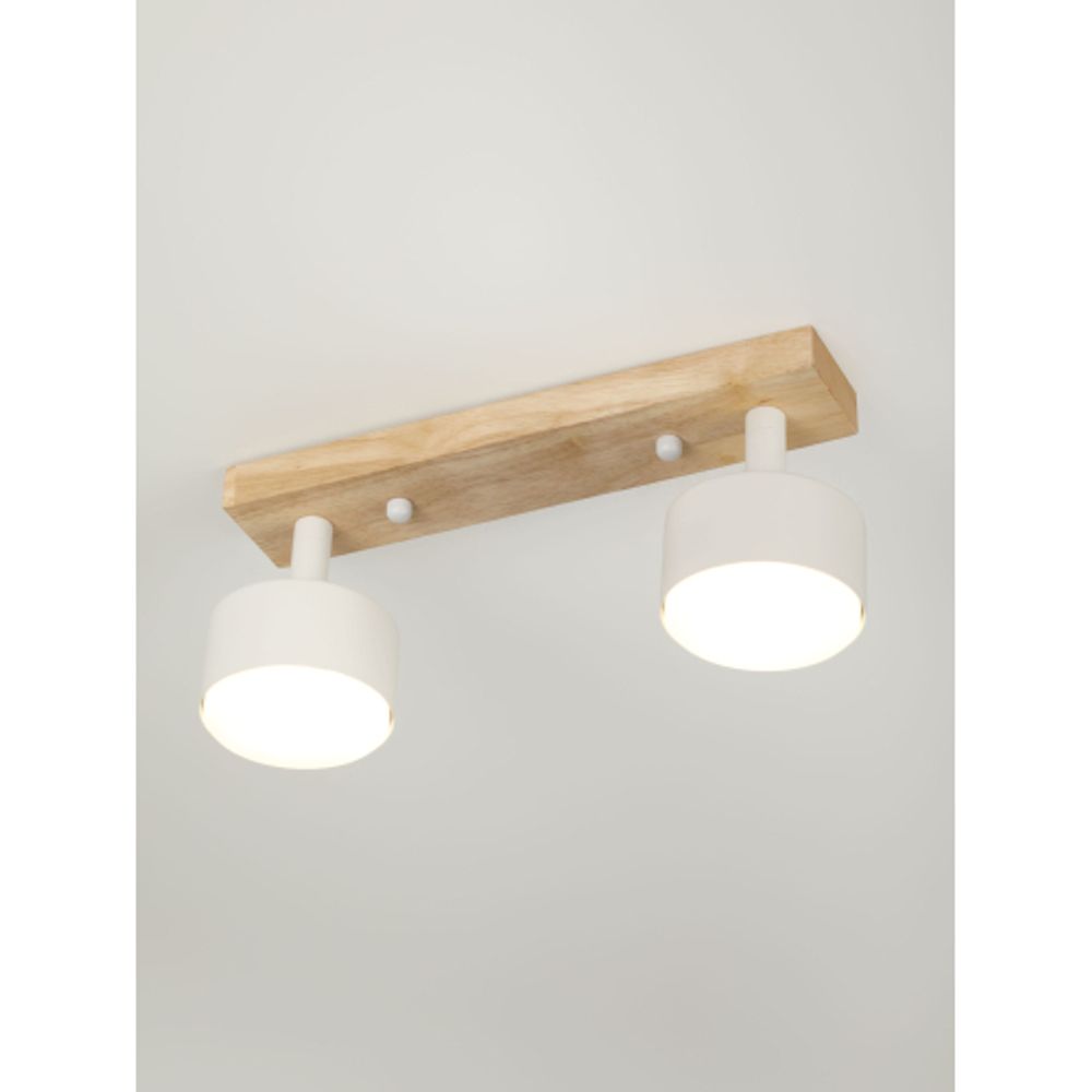 Светильник настенно-потолочный спот Rivoli   7078-702 2хGX53 15 Вт поворотный