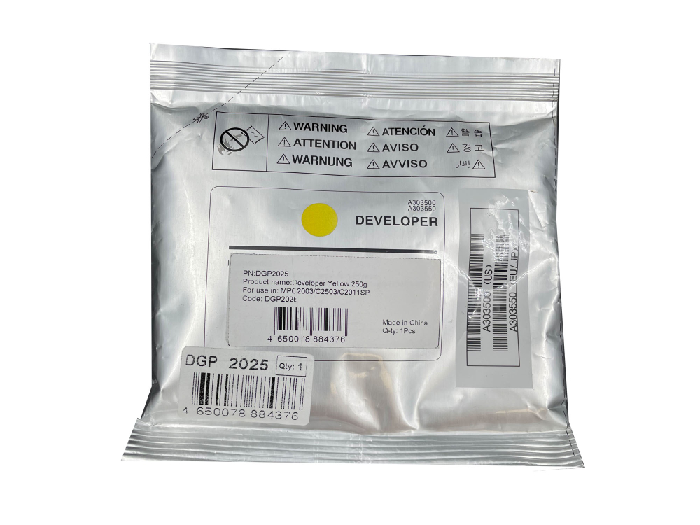 Девелопер для RICOH MPC2003/C2503/C2011SP (CET) Yellow, 235г, DGP2025