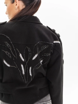 Косуха кашемировая WHEAT, черный