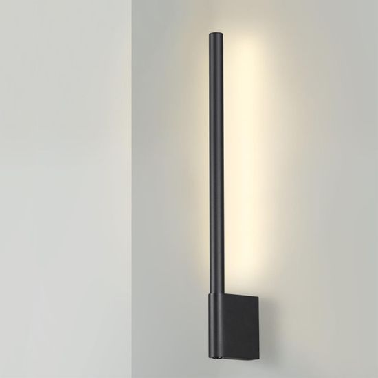 359311 OVER NT24 286 черный Светильник настенный диммируемый со сменой цв.температуры (выключатель) IP20 LED 7W 2700/4000K/6000K 220-240V FERMO