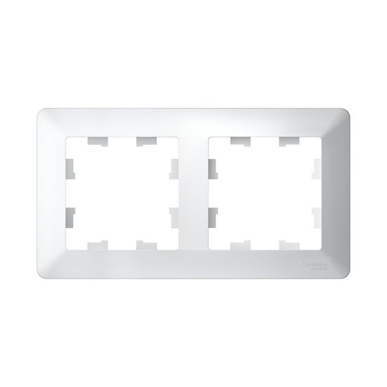 Рамка 2-м AtlasDesign Air бел./дым. бел. SE ATN220102