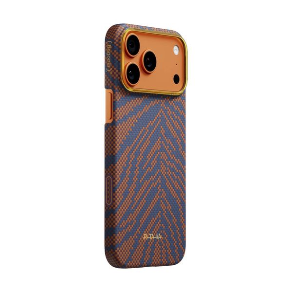 Чехол Pitaka Edge Case для iPhone 17 Pro, Пылающий оранжевый | Burning Orange