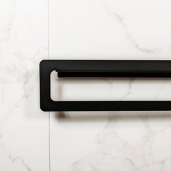 Держатель для полотенец MetaDec Qadrate 40см черный