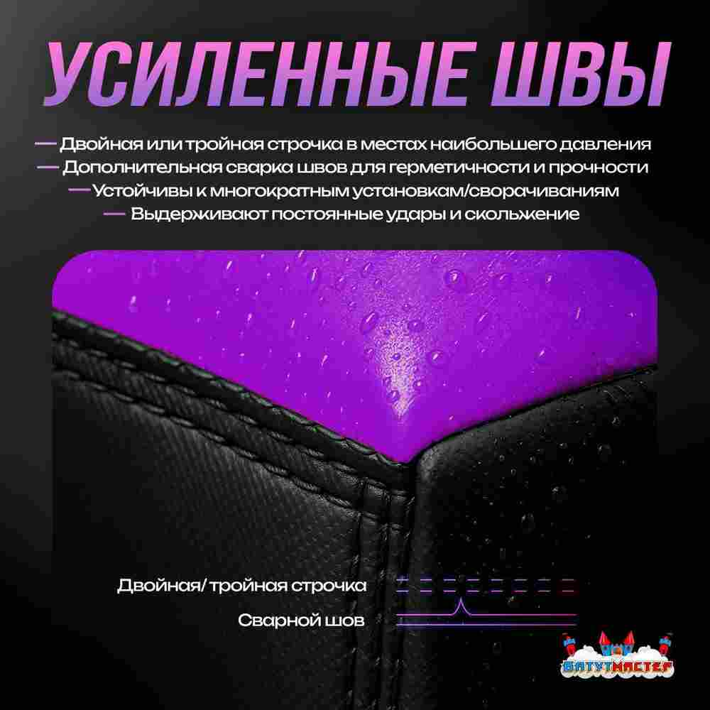 Надувная подушка «LogoAir» для приземлений и отработки трюков, 7,14×5,62×1,2 м
