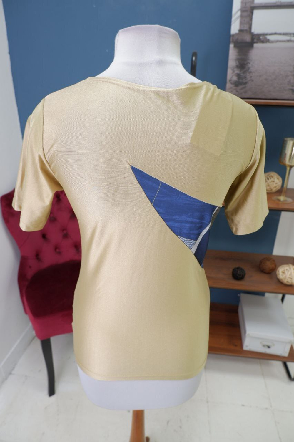 Футболка комбинированная 44-46 размер