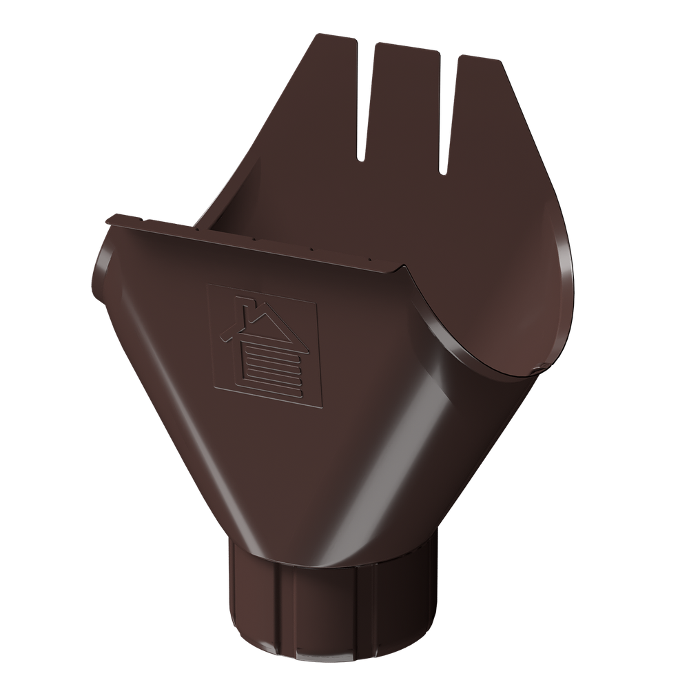 Docke STAL PREMIUM Воронка желоба 125/90 (Шоколад 8019)