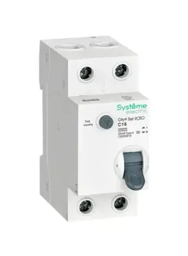 Дифференциальный автомат (АВДТ) Systeme Electric City9 Set 1P+N С16А 6kA 30мА Тип-A