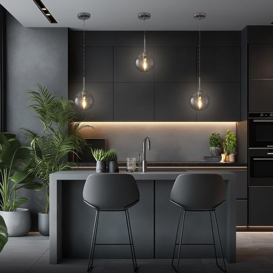 CL102010 Томми Хром+Дымч. Св-к Подвес