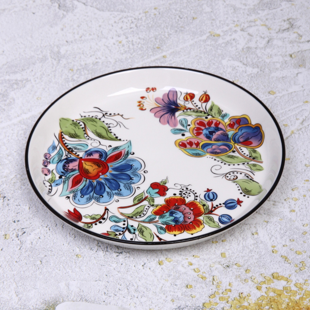 Тарелка керамическая «Magic Flower» 20*2,4см