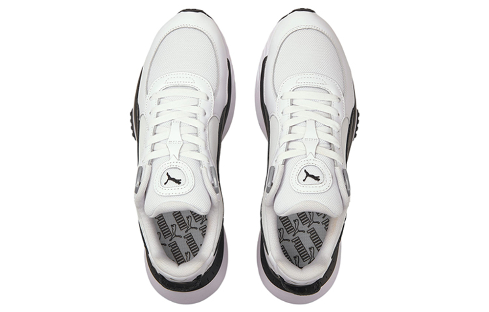 PUMA Wild Rider Route "White Black"