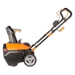 WORX WG471E 40В аккумуляторный снегоуборщик (2 x 4 Ач, ЗУ) ковш 50 см, выброс 6 м