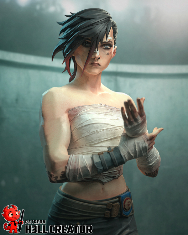 Вай Аркейн Vi Arcane League of Legends