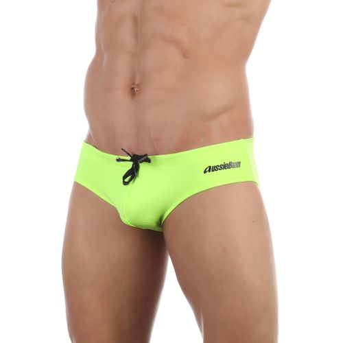 Мужские плавки салатовые Aussiebum