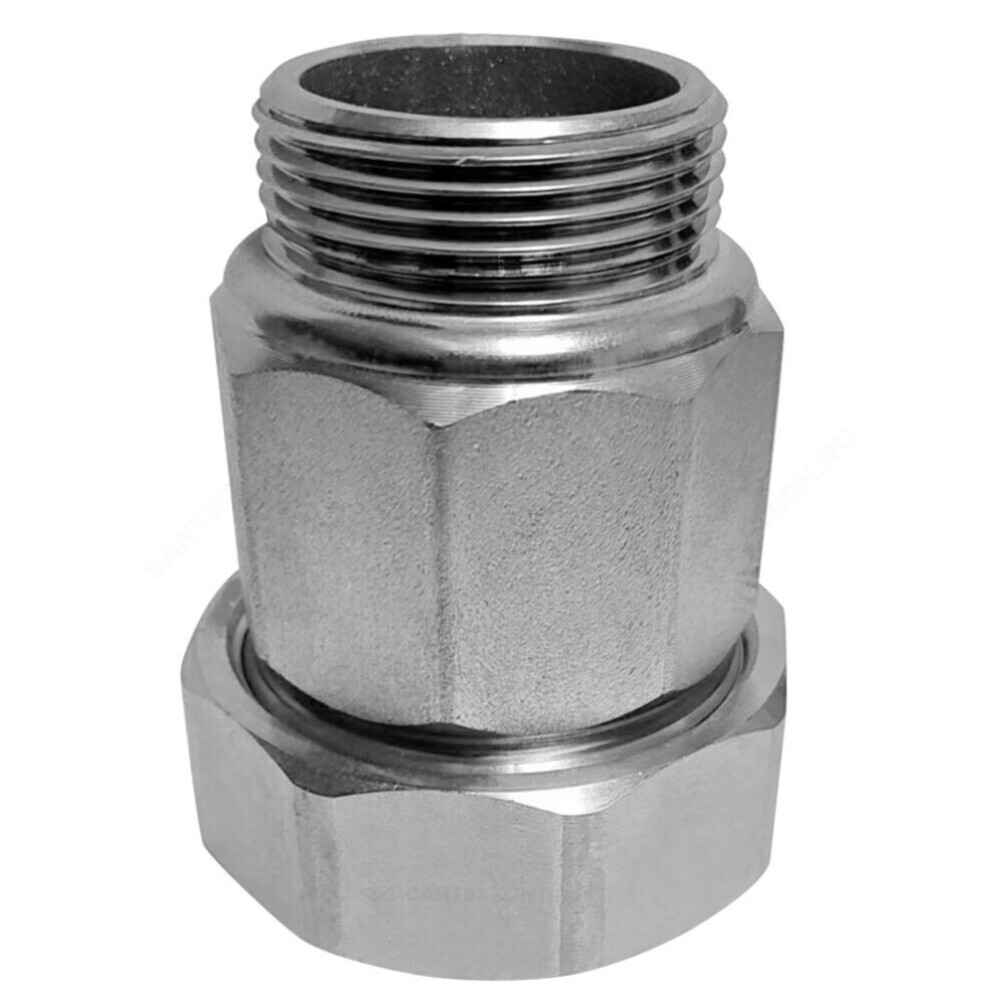 Муфта сталь оц Ду 50 2" НР/обжим Дн 56,4-58,0 SantechSystems