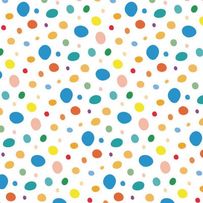 Buy modern minimalism fabric abstract geometry polka dot bright multicolor